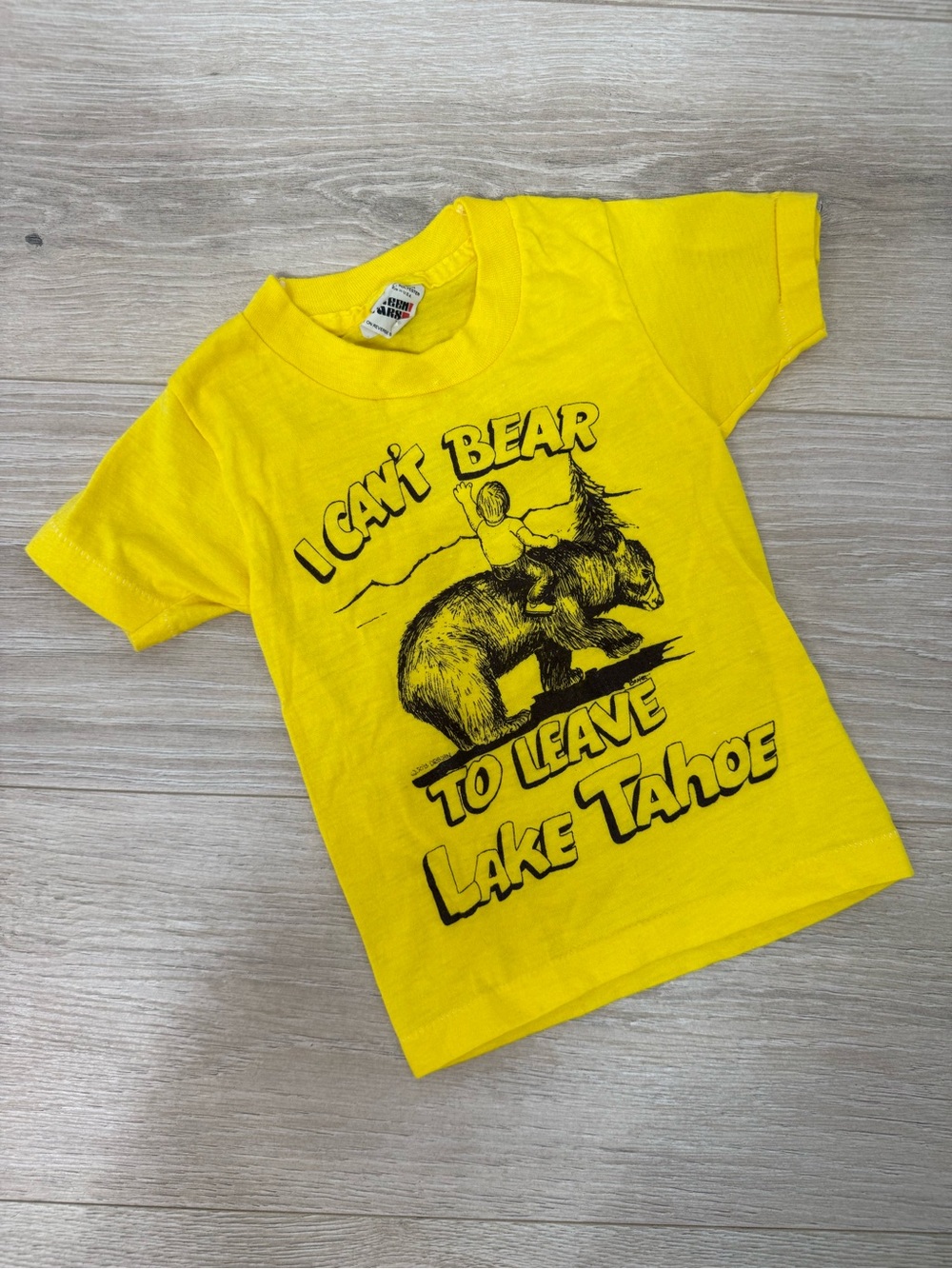 Screen Stars Vintage Single Stitch “I can’t bear to leave Lake Tahoe” Tee
